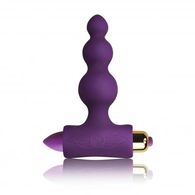 Rocks Off Bubbles Petite Sensations Purple Butt Plug for Enhanced Pleasure