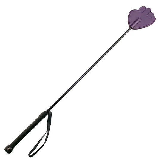 Rouge Garments Hand Riding Crop in Purple for Bondage Enthusiasts