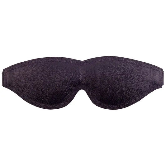 Rouge Garments Large Black Padded Blindfold for Adjustable Comfort