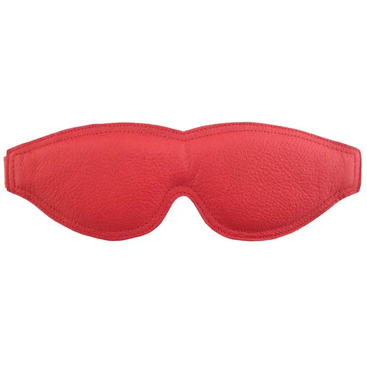 Rouge Garments Large Red Padded Blindfold for Enhanced Sensory Experience