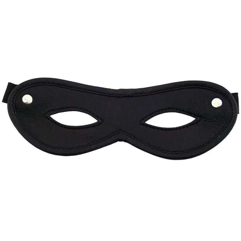 Rouge Garments Open Eye Mask Black for Enhanced Sensory Experiences