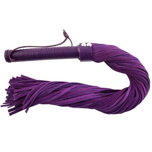 Rouge Garments Purple Suede Flogger for Superior Sensations