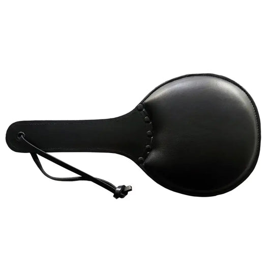 Rouge Leather Padded Ping Pong Paddle for Enhanced Bondage Play