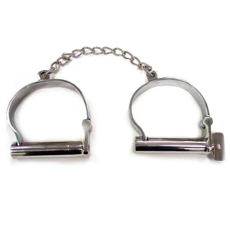 Rouge Stainless Steel Ankle Shackles for Bondage Restraints