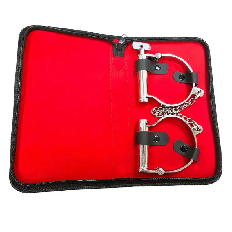 Rouge Stainless Steel Ankle Shackles for Bondage Restraints