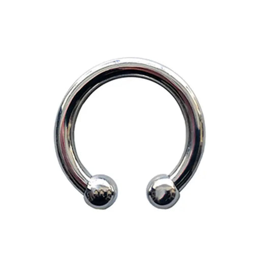 Rouge Stainless Steel Horseshoe Cock Ring 30mm for Enhanced Pleasure