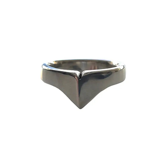 Rouge Stainless Steel Taj Cock Ring for Enhanced Bondage Experience