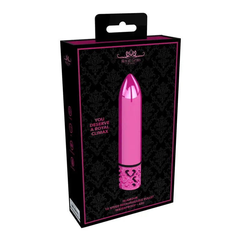 Royal Gems Glamour Rechargeable Bullet Unlocks Intimate Bliss