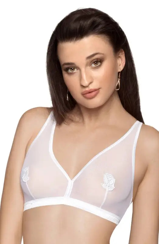 Roza Lisbet White Soft Cup Bra Redefines Elegance and Sensual Style