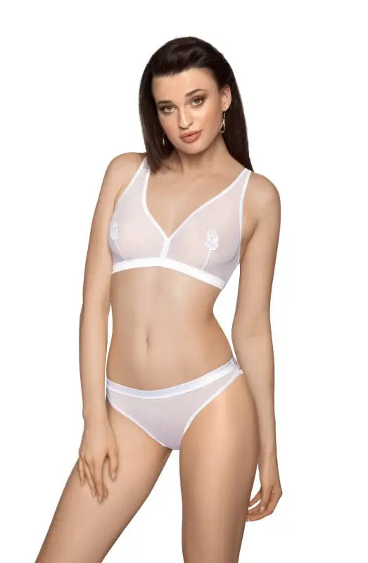 Roza Lisbet White Soft Cup Bra Redefines Elegance and Sensual Style