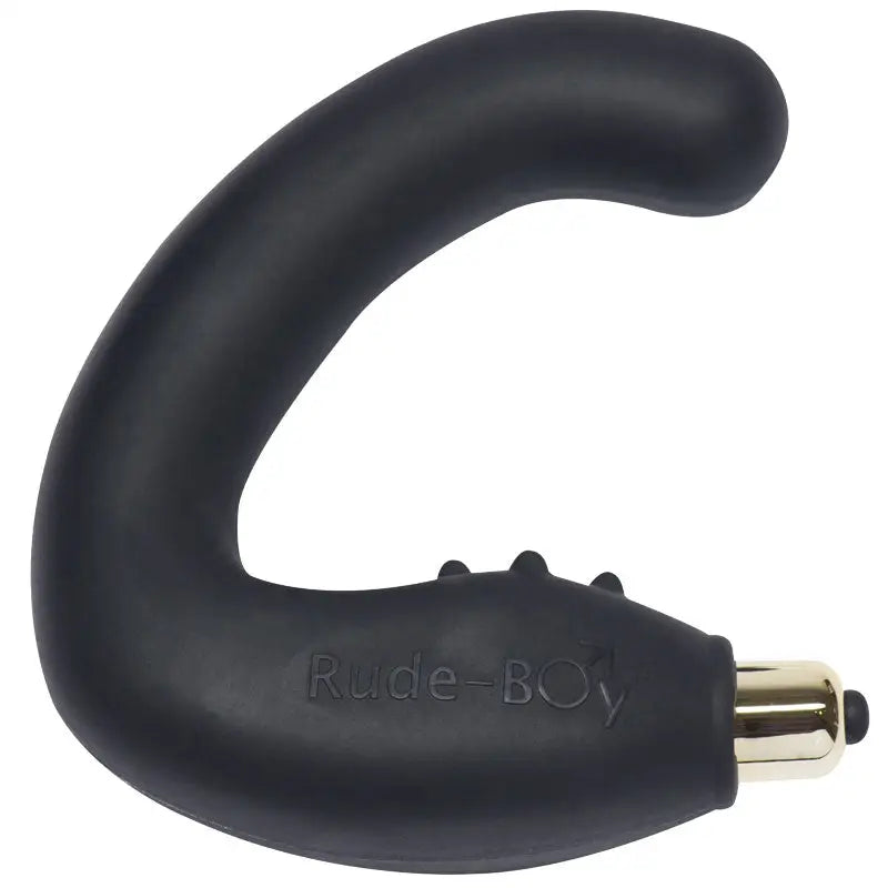 Rude Boy Black 7 Speed Prostate Massager for Hands-Free Pleasure