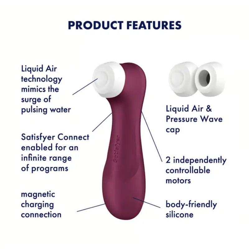 Satisfyer Pro 2 with Liquid Air Technology and Connect App Experience