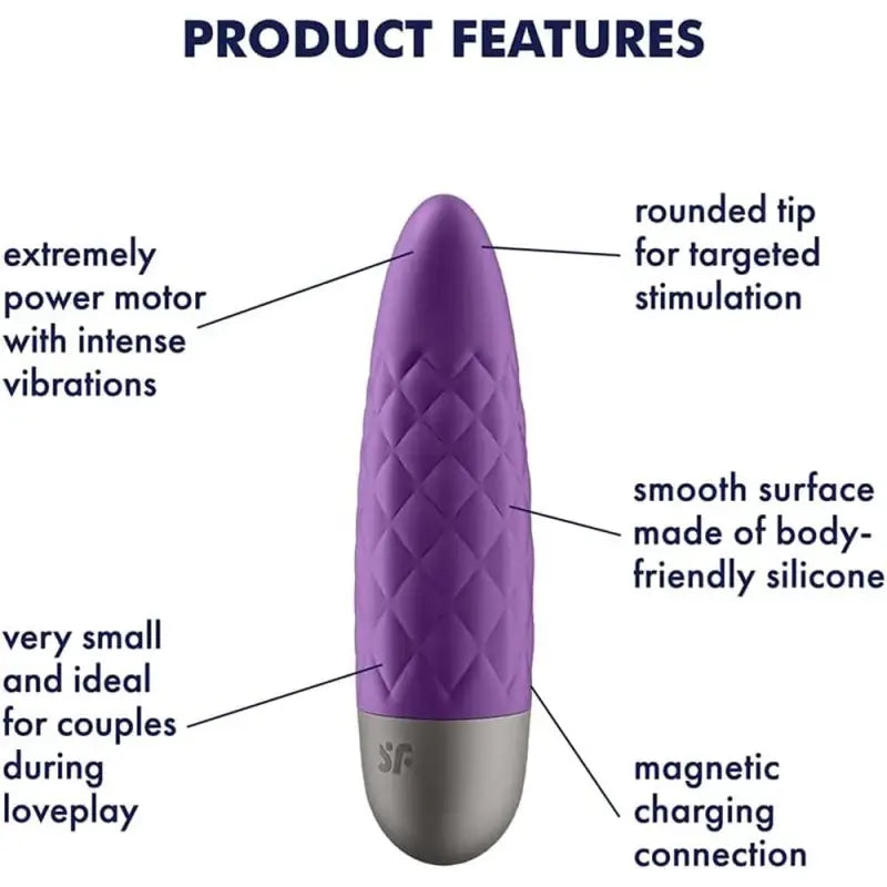 Satisfyer Ultra Power Bullet Rechargeable Mini Vibrator for Ultimate Pleasure