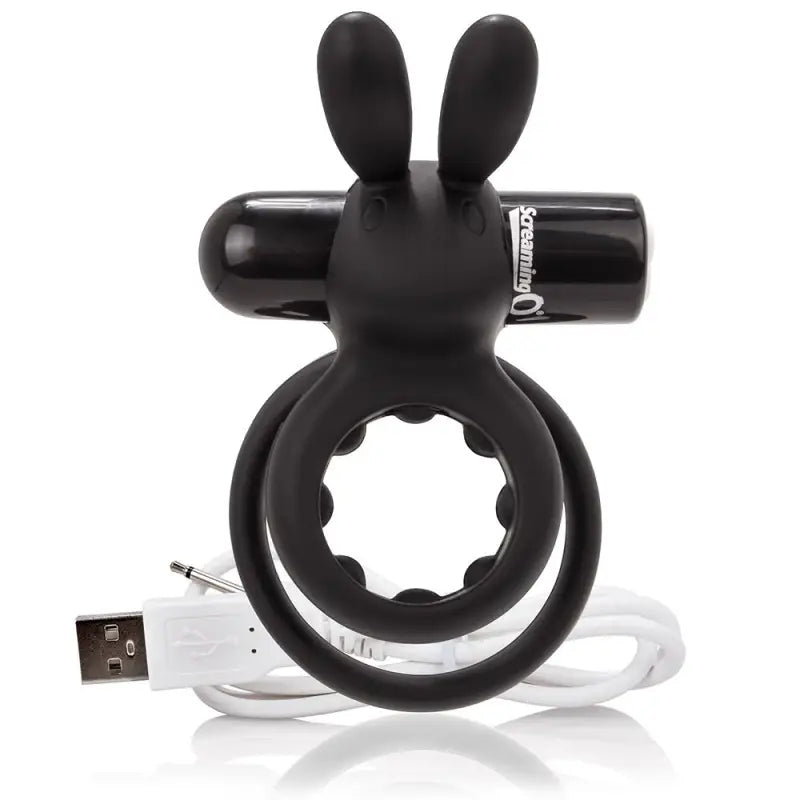 Screaming O Charged Ohare Vibrating Cock Ring - Black