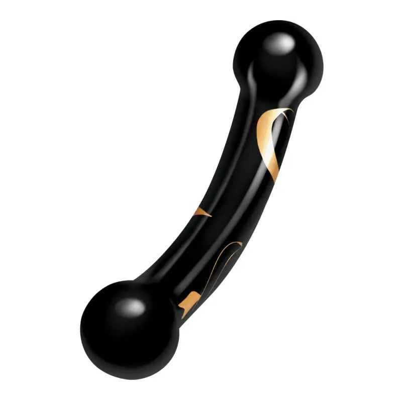 Secret Kisses Glass Double Ended Dildo for Temperature Play and G-Spot Stimulation