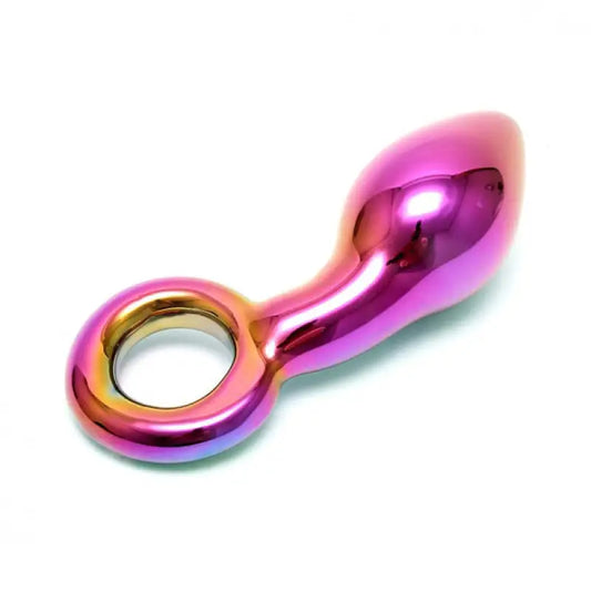 Sensual Multi Coloured Glass Kaleigh Dildo for Intimate Moments