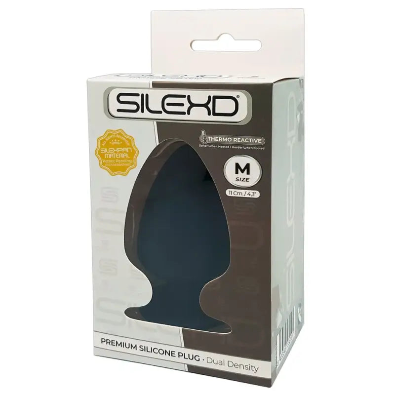 Silexd Premium Silicone Medium Butt Plug for Elevated Intimacy