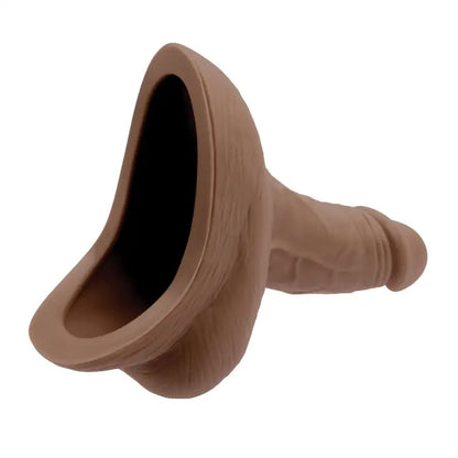 Silicone Dark Flesh Dildo for Enhanced Intimacy and Pleasure