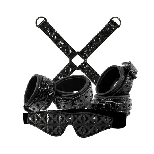 Sinful Bondage Kit in Black for Intense Play and Exploration