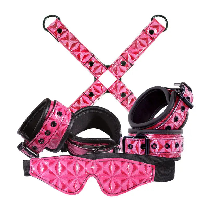 Sinful Bondage Kit in Pink for Ultimate Restraint Experience