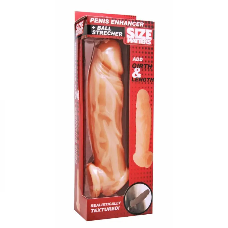 Size Matters Realistic Flesh Penis Enhancer for Ultimate Sensation