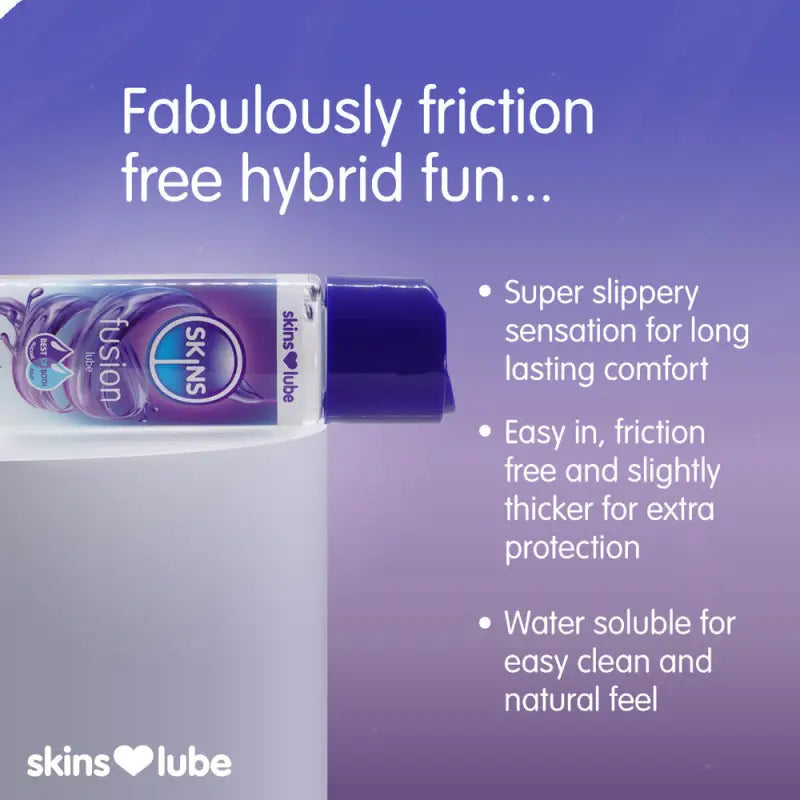 Skins Fusion Hybrid Water-Based Lubricant 130ml for Relaxation