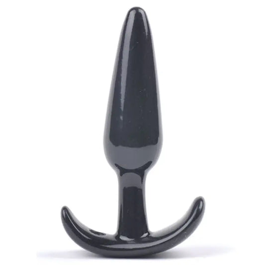 Small Tapered Black Anal Plug for Beginners