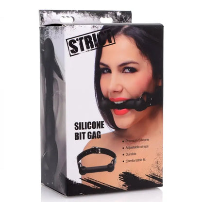 Strict Silicone Bit Gag for Bondage Enthusiasts