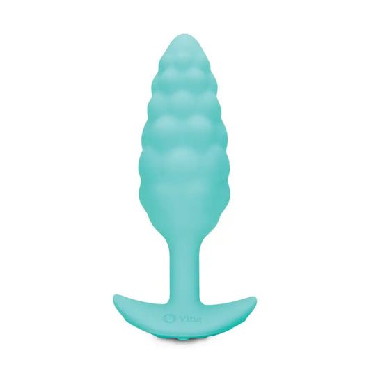 Textured Butt Plug with Vibration and Bump Texture for Enhanced Pleasure