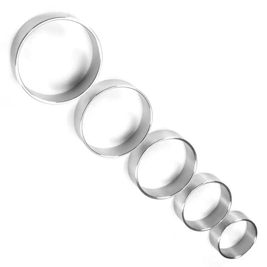 Thin Metal 1.35 Inches Diameter Cock Ring for Enhanced Pleasure