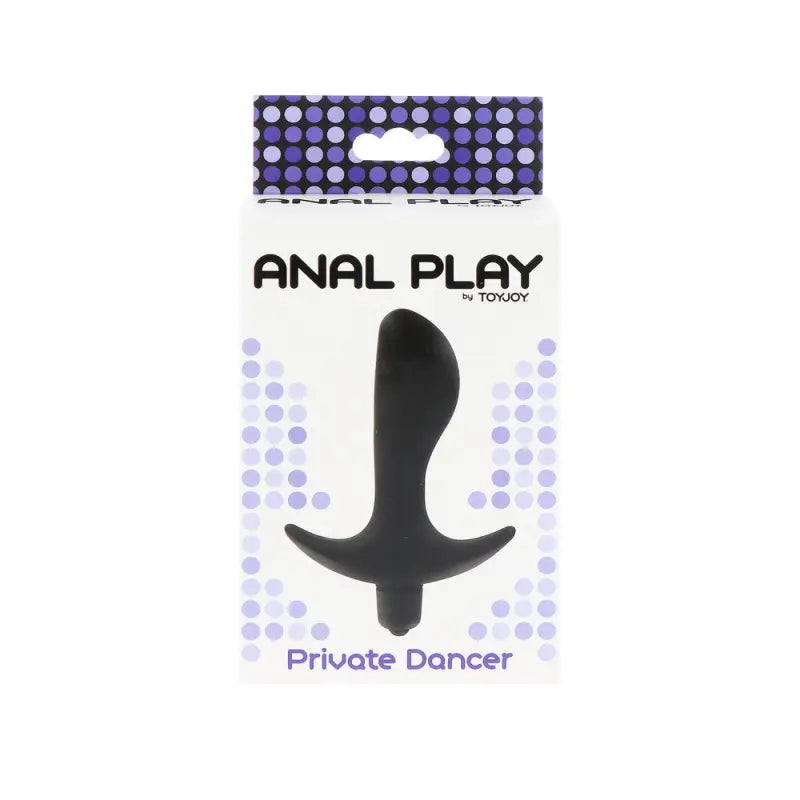 Toyjoy Anal Play Private Dancer Vibrating Buttplug in Black