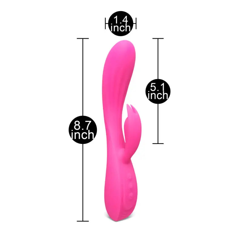 Ultimate Pleasure with the Silicone Rabbit Vibrator in 1.4 Inches Diameter