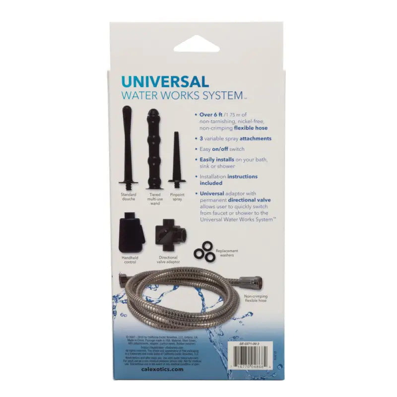 Universal Water Works System Douche for Enhanced Bath Time Fun