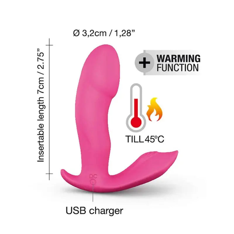 Unleash Ecstasy with Dorcel Secret Clit Warming Voice Control Vibrator