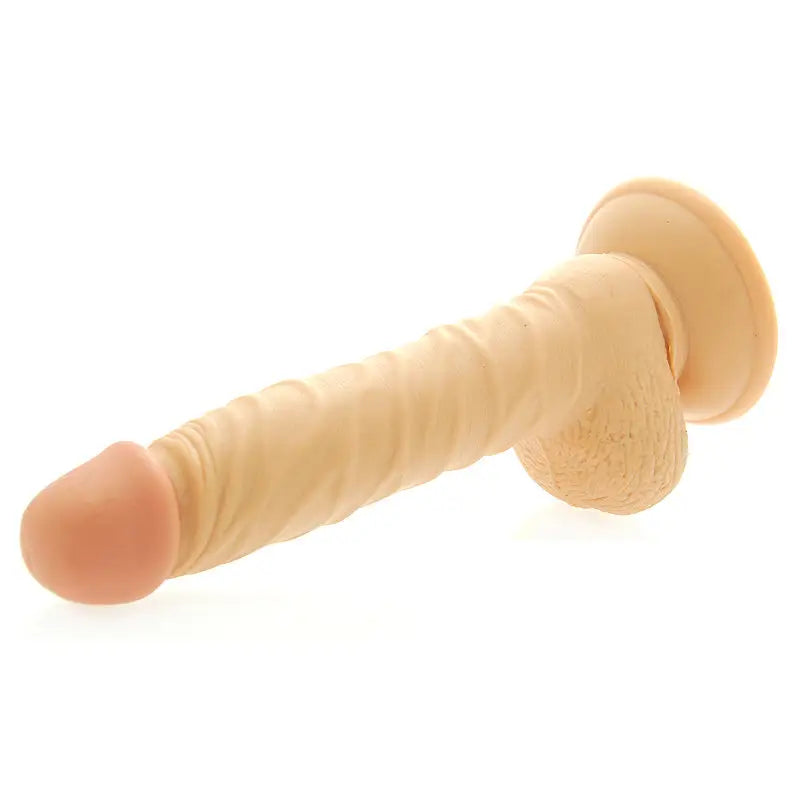 Unleash Pleasure with the 8 Inch Realistic Dong and Suction Cup Base