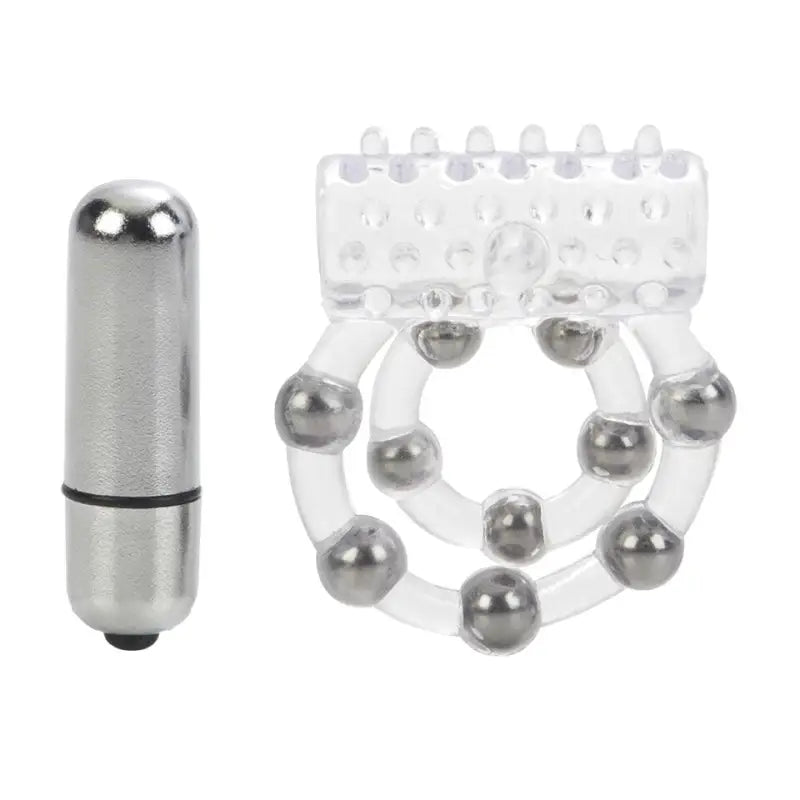 Unleash Pleasure with the Maximus Cock Ring and Stroker Beads