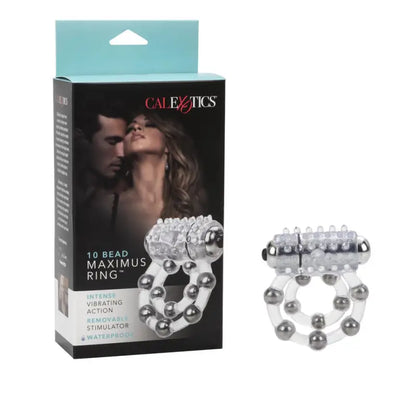 Unleash Pleasure with the Maximus Cock Ring and Stroker Beads