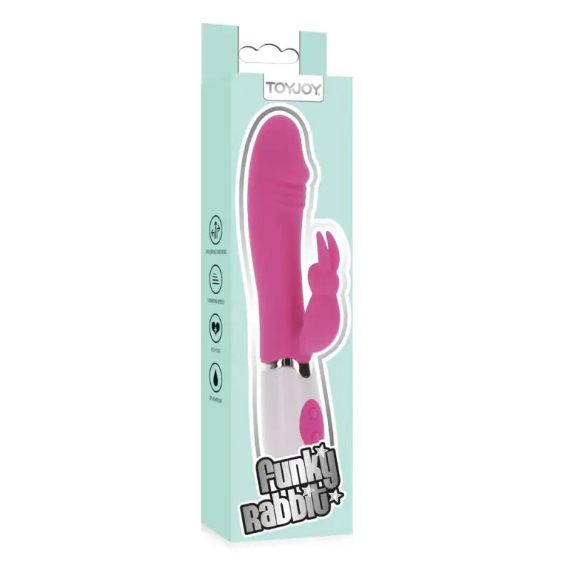 Unleash Pleasure with the ToyJoy Funky Rabbit Vibrator Pink