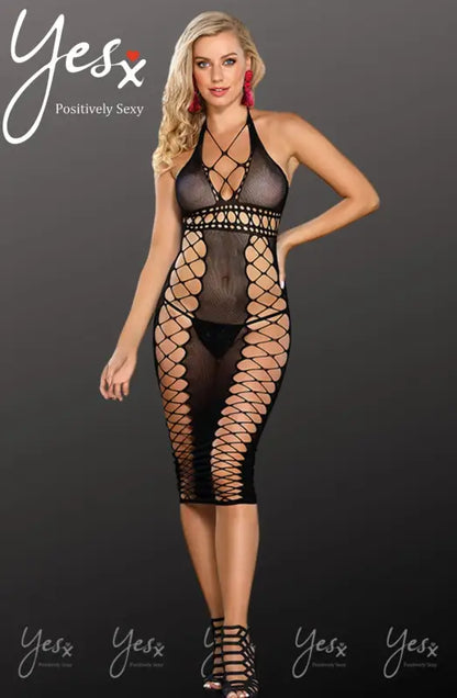 Unleash Your Allure with the YesX YX834 Sexy Bodystocking Dress - One Size