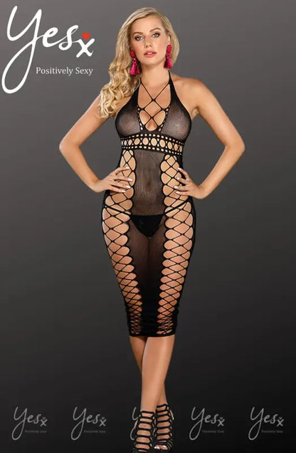 Unleash Your Allure with the YesX YX834 Sexy Bodystocking Dress - One Size