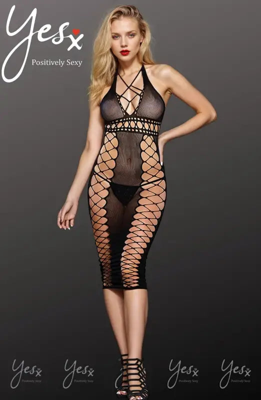 Unleash Your Allure with the YesX YX834 Sexy Bodystocking Dress - One Size