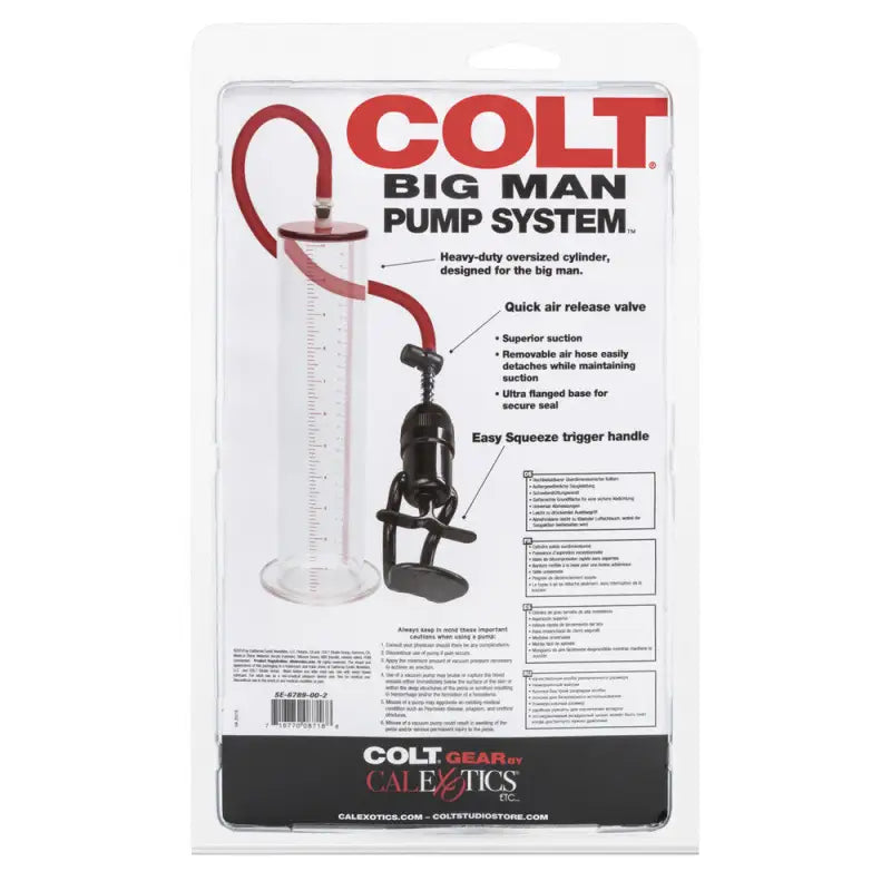 Unleash Your Potential with the COLT Big Men Pump System Penis Pump