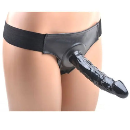 Unlock Pleasure with the Black Hollow Strap On for Intense Stimulation