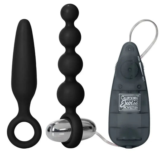 Vibro Anal Kit with Vibrating Bullet for Enhanced Pleasure