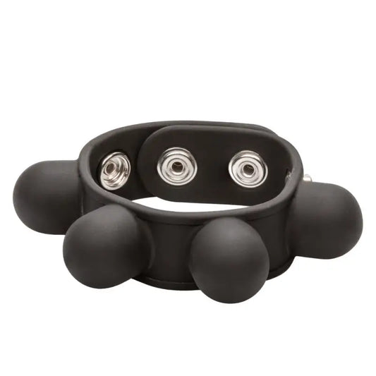 Weighted Ball Stretcher Cock Ring for Enhanced Bondage Experience