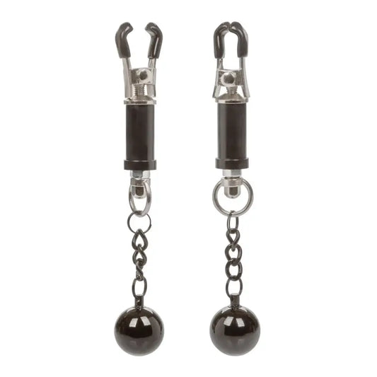 Weighted Twist Nipple Clamps for Body Jewellery Enjoyment