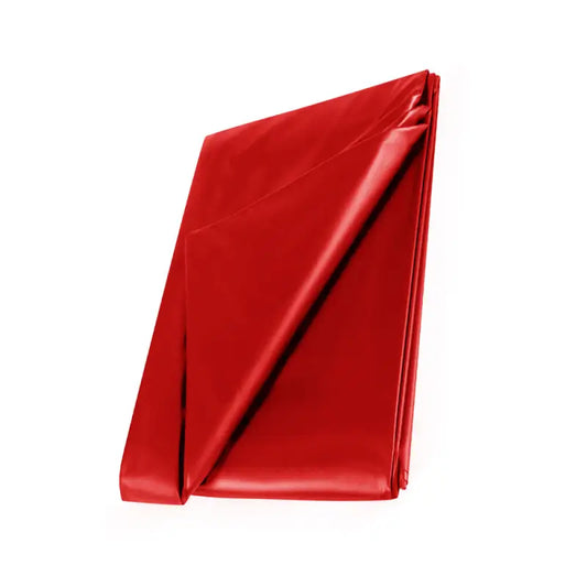 Wet Play PVC Bedsheet Red 210x200cm for Ultimate Fun and Fantasy