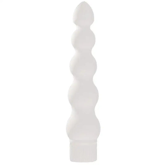 White Nights Ribbed Anal Vibrator for Ultimate Pleasure Experience