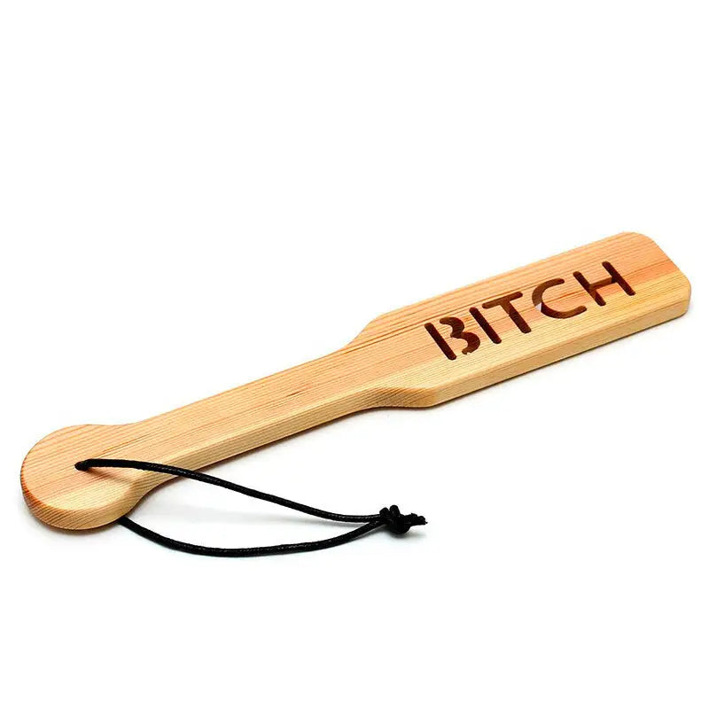 Wooden Bitch Paddle for Enhanced Pleasure and Impact