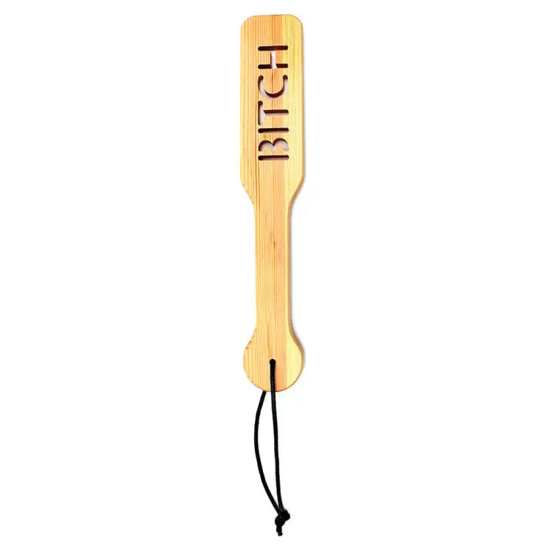 Wooden Bitch Paddle for Enhanced Pleasure and Impact